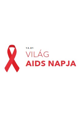 Az AIDS világnapjának elismerése white modern-simple