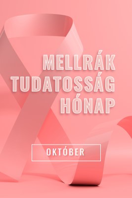 Mellrák tudatosság pink modern-bold