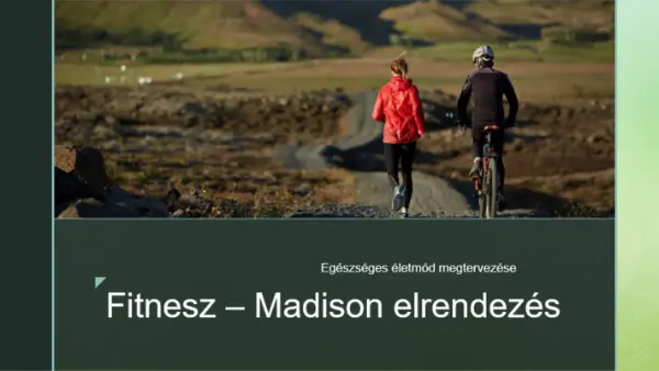 Fitnesz – Madison elrendezés black modern bold