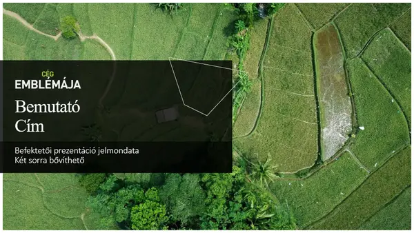 Zöld befektetői prezentáció