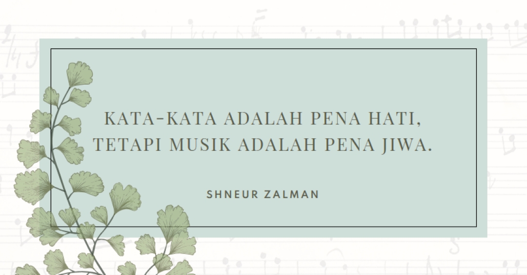 Teori musik white vintage-botanical