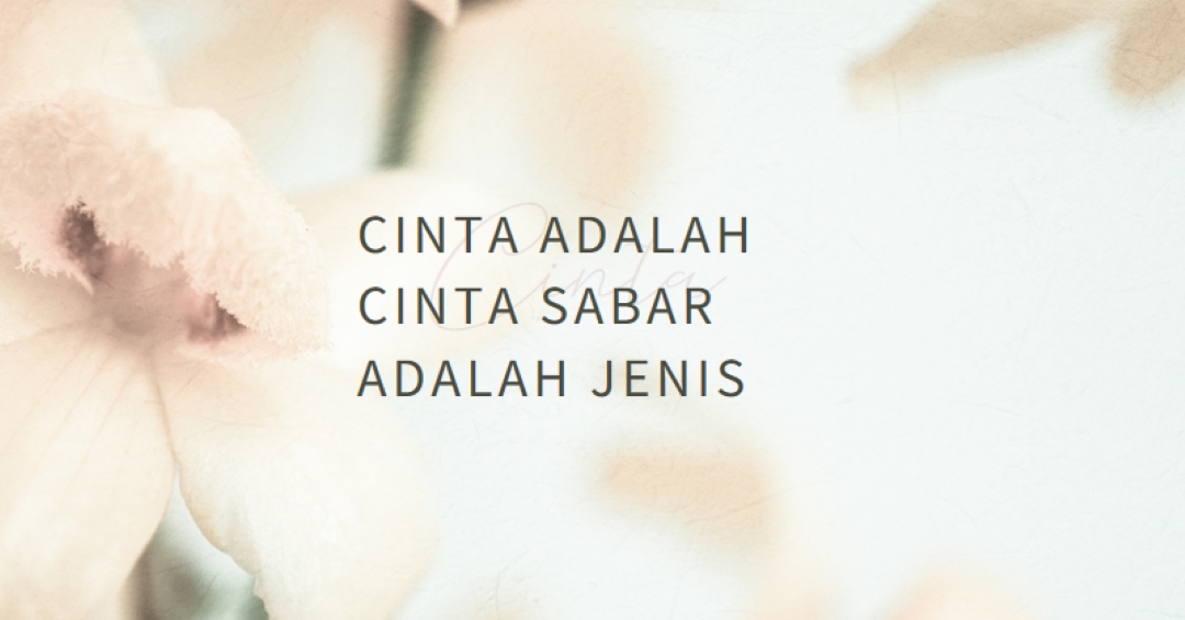 Catatan cinta white modern-simple