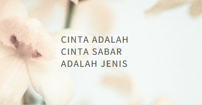 Catatan cinta white modern-simple