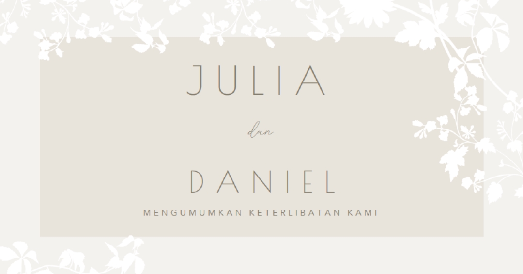 Taman cinta gray vintage-botanical