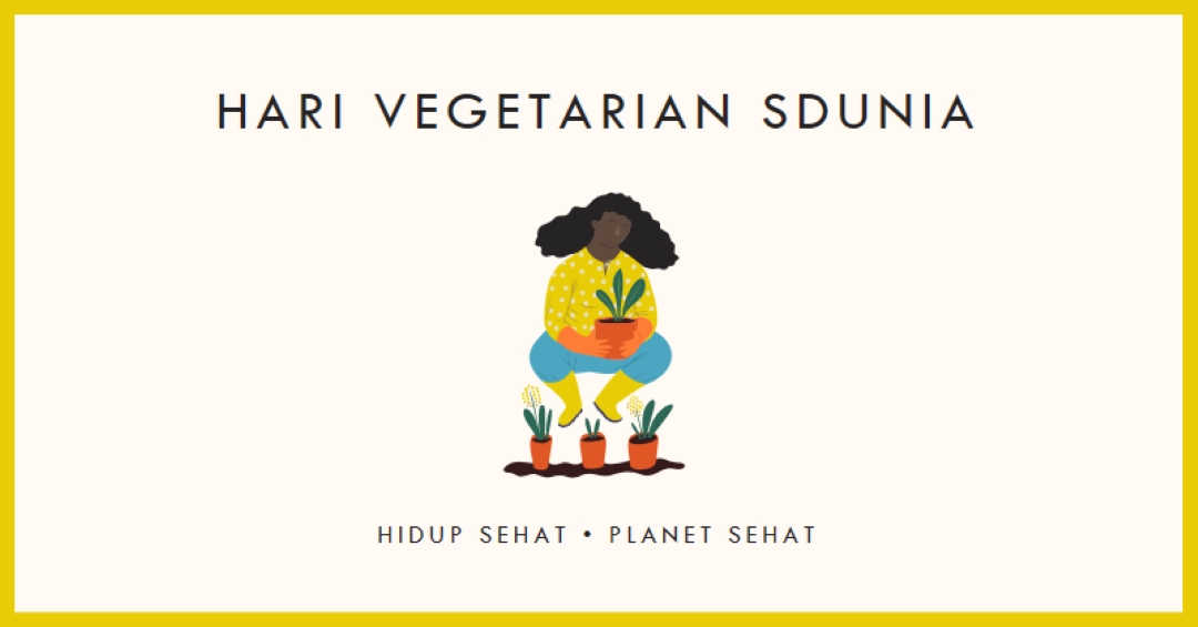 Ini Hari Vegetarian Sdunia white modern-simple