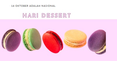 Jangan lewatkan Dessert Day purple modern-bold