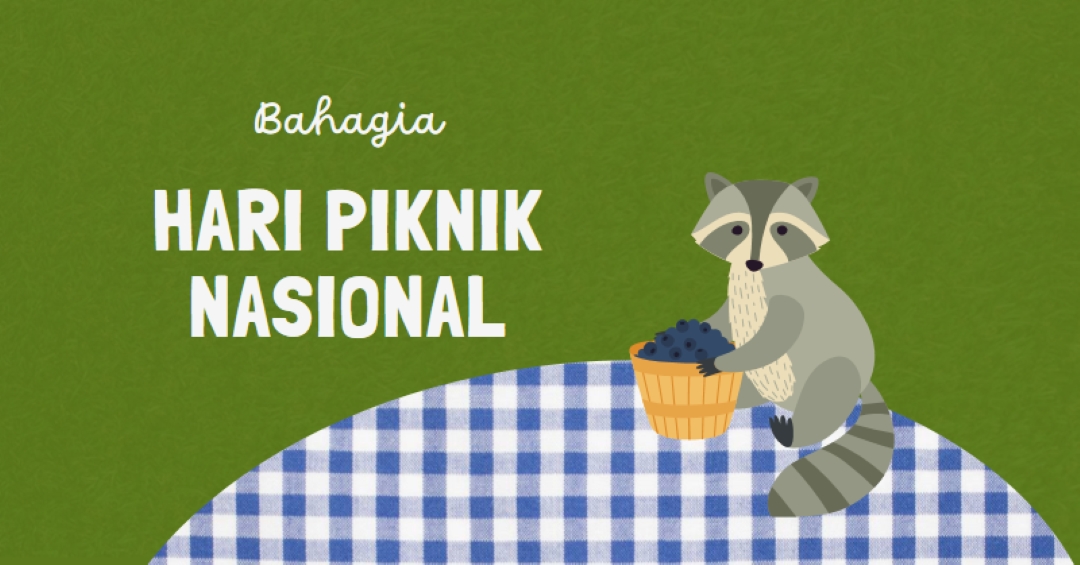 Selamat Hari Piknik Nasional green whimsical-color-block