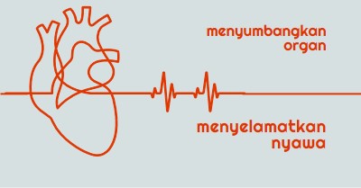 Menjadi donor organ blue whimsical-line