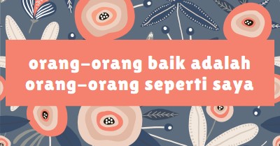 Jenis orang-orang saya orange organic-simple