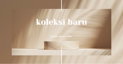 Kayu segar brown modern-simple