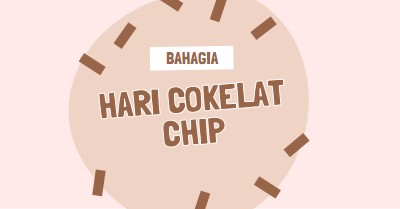 Selamat Hari Cokelat brown organic-simple