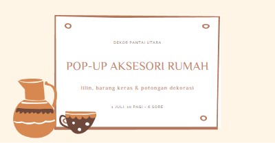 Kebutuhan aksesori orange organic-boho