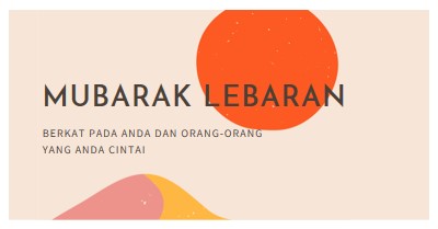 Berkah Lebaran pink organic-simple