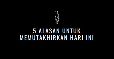 Lima alasan untuk memutakhirkan black modern-bold