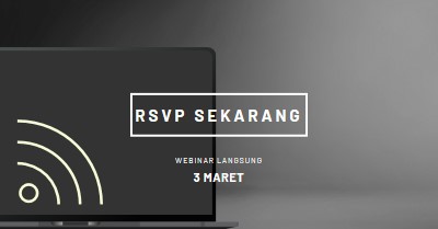 Bintang Webinar black modern-simple