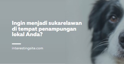 Sukarelawan dan membawa sorak sorai blue modern-simple