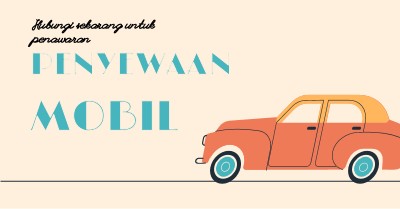 Kutipan mobil sewaan orange whimsical-color-block