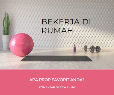 Bekerja di rumah gray modern-bold