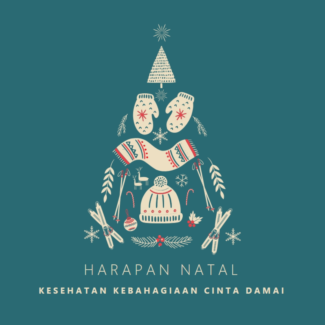 Yang saya inginkan untuk Natal green modern-simple