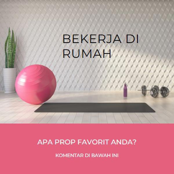 Bekerja di rumah gray modern-bold