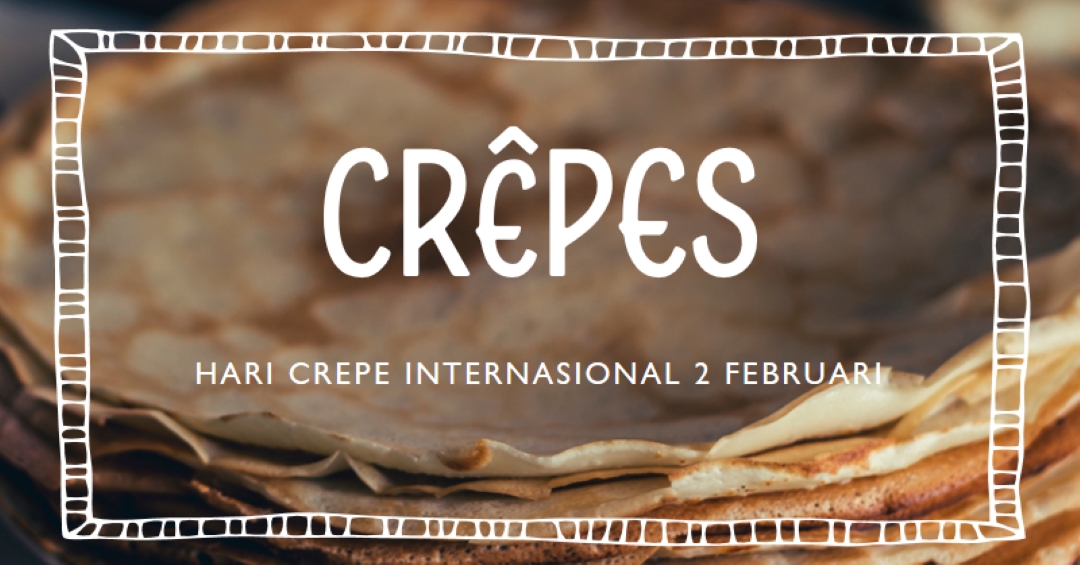 Satu crepe dalam satu waktu brown whimsical-line