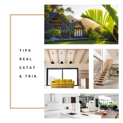 Tips real estat white modern-simple