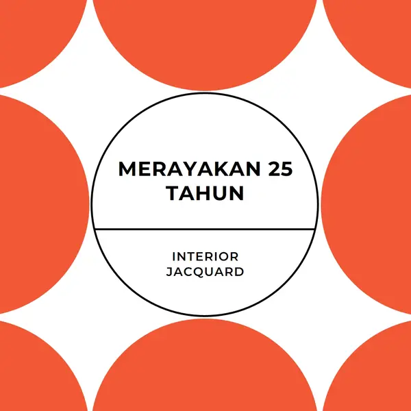 Merayakan 25 tahun orange modern-geometric-&-linear