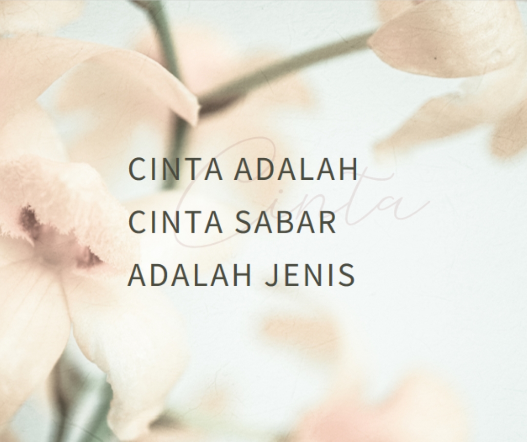 Catatan cinta white modern-simple