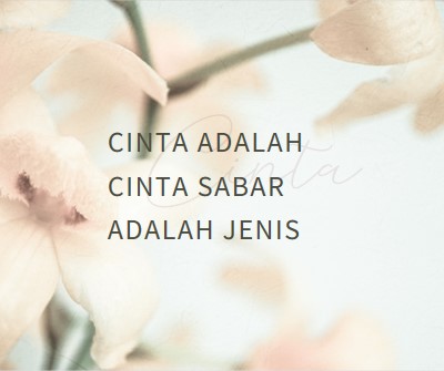 Catatan cinta white modern-simple