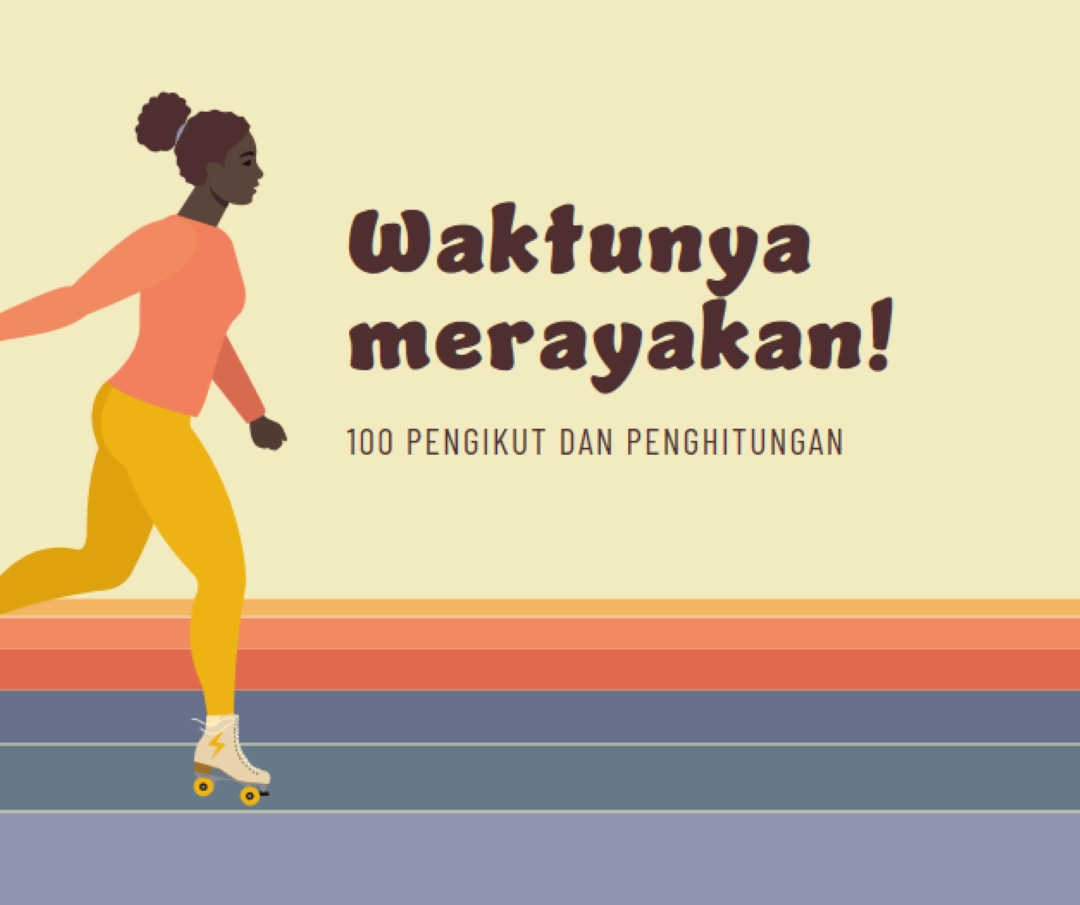 Pertahankan terus bergulir orange vintage-retro