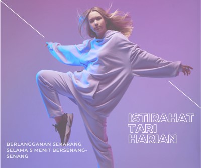 Bangsa irama purple modern-bold