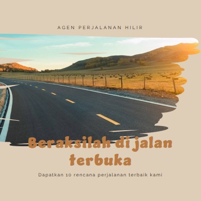 Ikuti rute wisata brown organic-boho