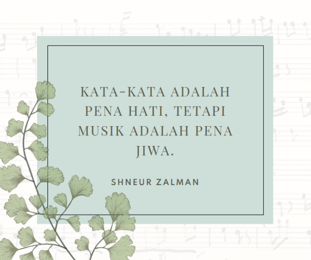 Teori musik white vintage-botanical