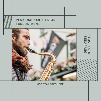 Temui bagian tanduk kami gray modern-geo-&-linear