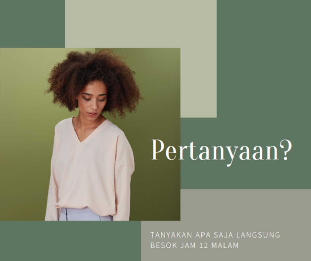 Pertanyaan? green modern-simple