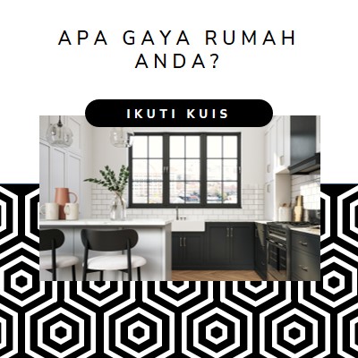 Gaya rumah Anda white modern-geometric-&-linear