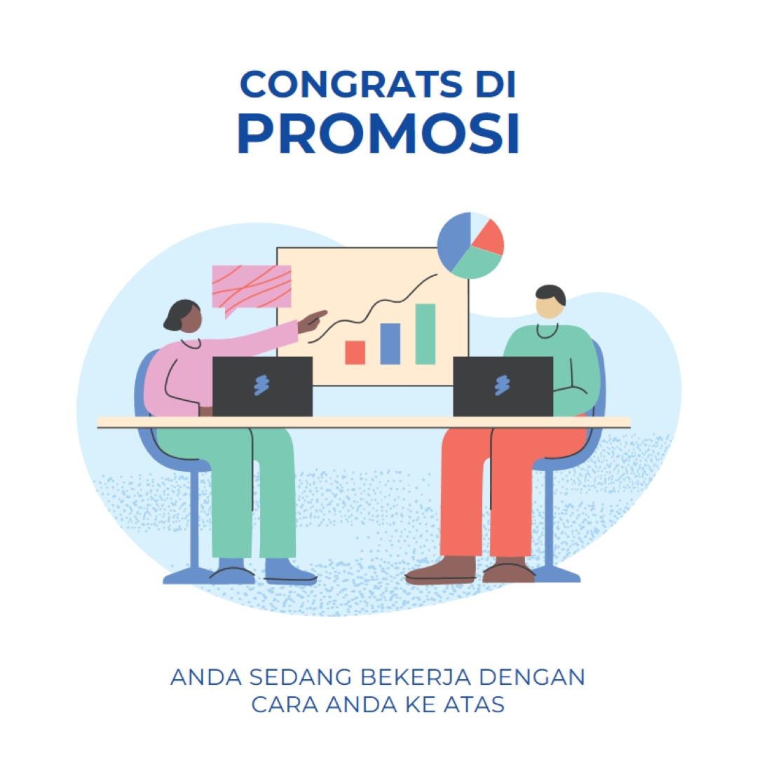 Promosi selamat white whimsical-line