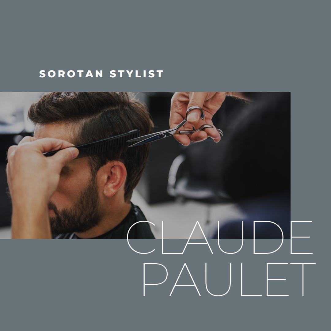 Sorotan stylist gray modern-simple