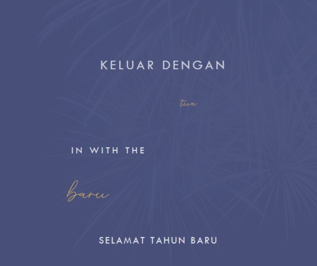 Menyalakan malam blue modern-simple