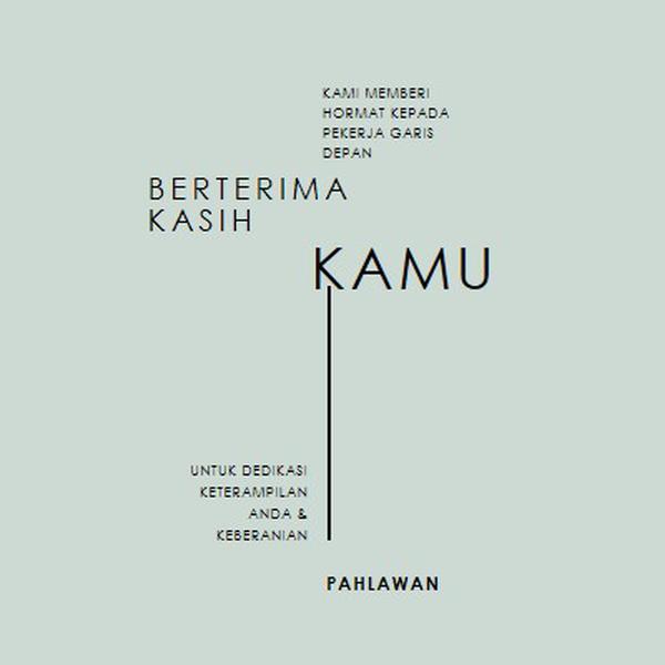 Kami salut padamu gray modern-simple