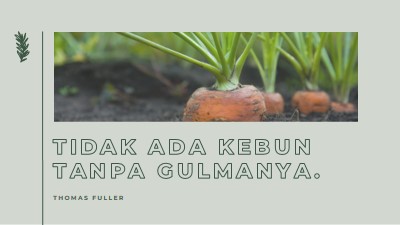 Akar yang dalam green modern-simple