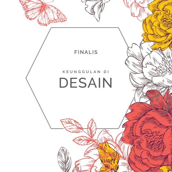 Keunggulan desain white vintage-botanical