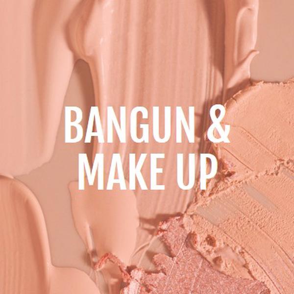 Bangun & make up pink modern-simple