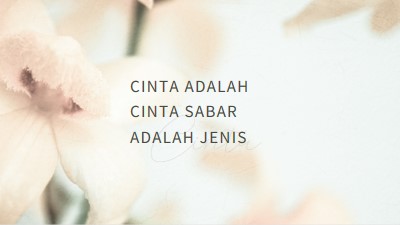 Catatan cinta white modern-simple