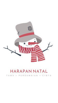 Harapan Natal white modern-simple