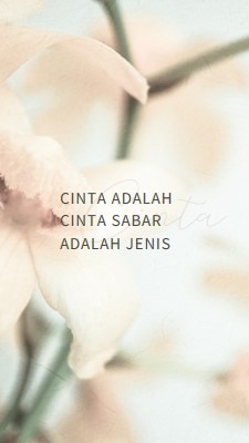 Catatan cinta white modern-simple