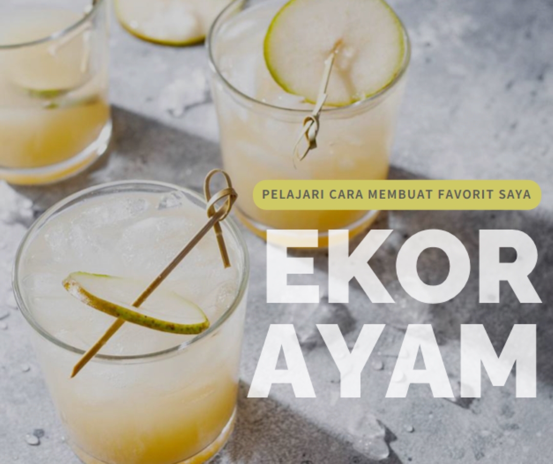 Membuat koktail favorit saya yellow modern-simple