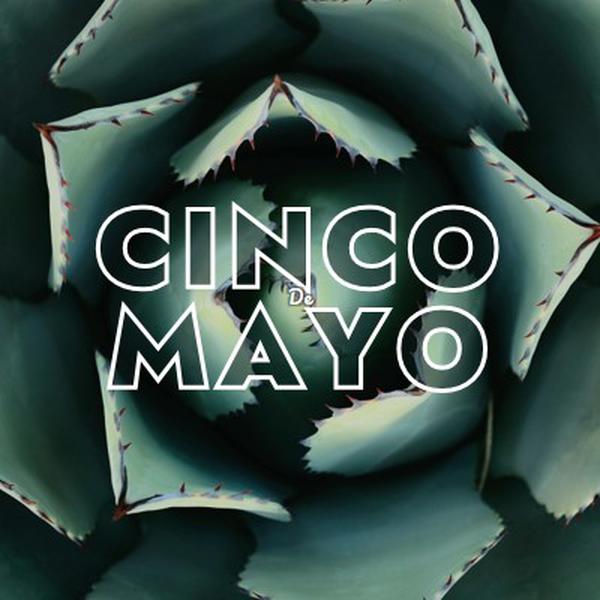 Merayakan Cinco de Mayo green modern-bold