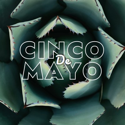 Merayakan Cinco de Mayo green modern-bold