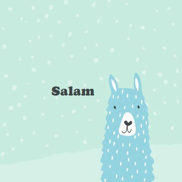 Salam green whimsical-color-block